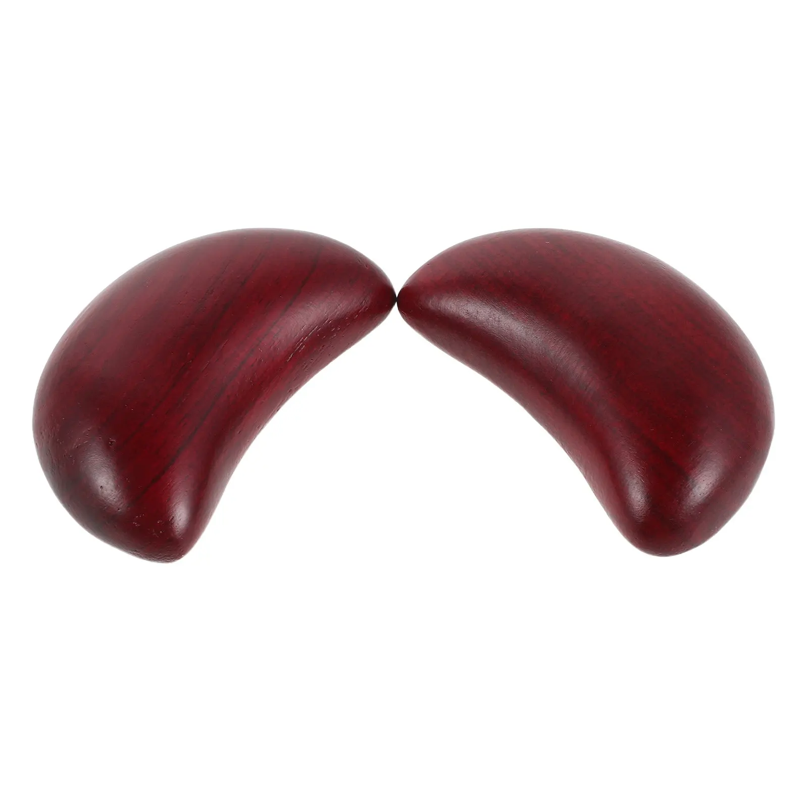 2 PCS Feng Shui Holy Grail Chinese Divination Telling Supply Cups Wooden Brown
