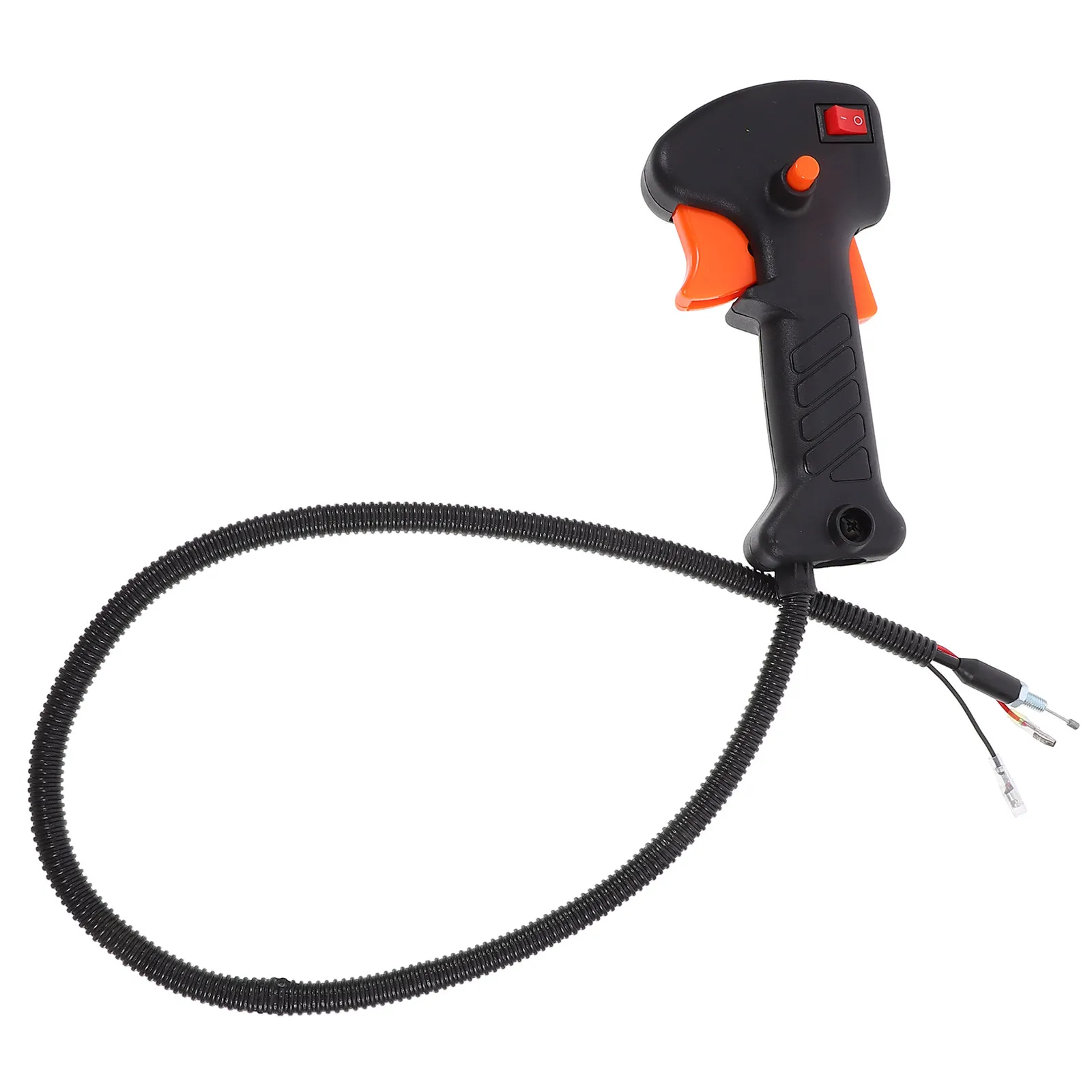 Heavy-Duty Ergonomic Trimmer Handle for Right Hand Use Featuring Throttle Switch Cable Compatible with Grass Trimmer Lawn Care