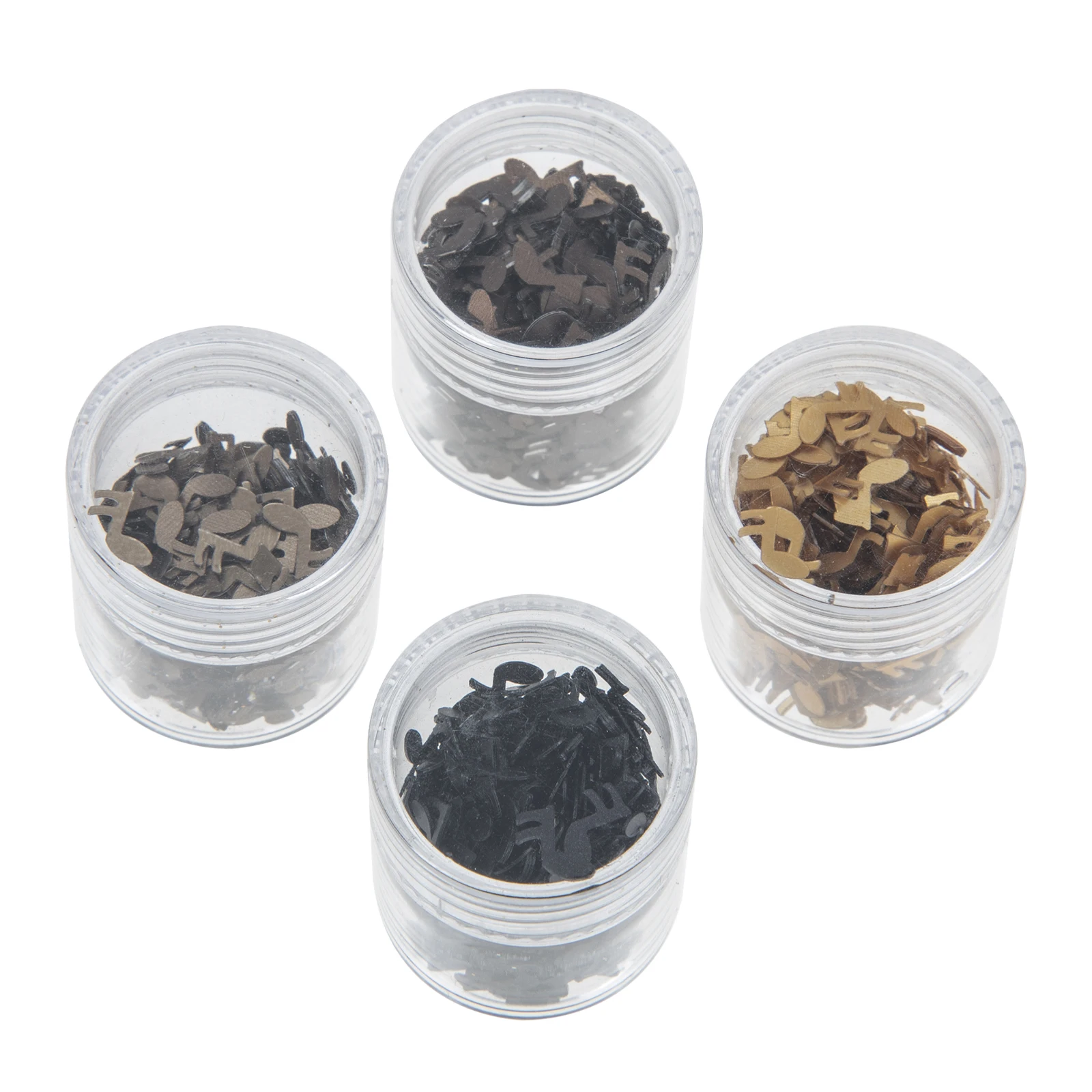 

Note Shape Nail Art Glitters Sequins For Diy Manicure Decor Supplies Pvc Sturdy Material Easy Use Long Lasting Press On