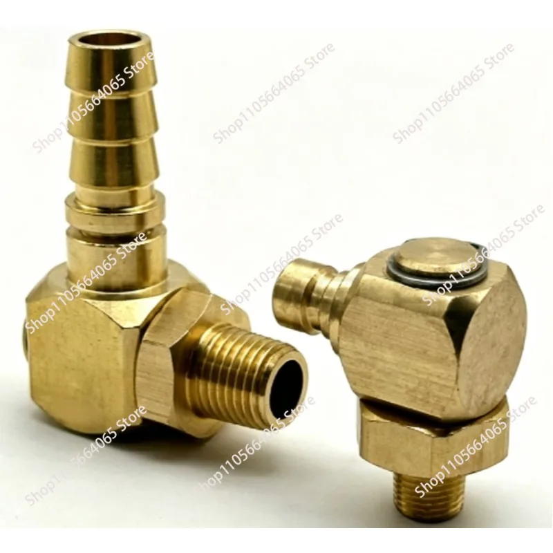 1pcs Full Size 90 Degree Male and Female High Pressure Brass Fire Hose Reel Swivel Joint Swivel Elbow