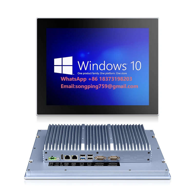 Industrial Control All-in-One PC Vision Computer Capacitive Touch Screen Mon itor Wall-Mounted In tel Core I7 Quad Core DDR3 SSD