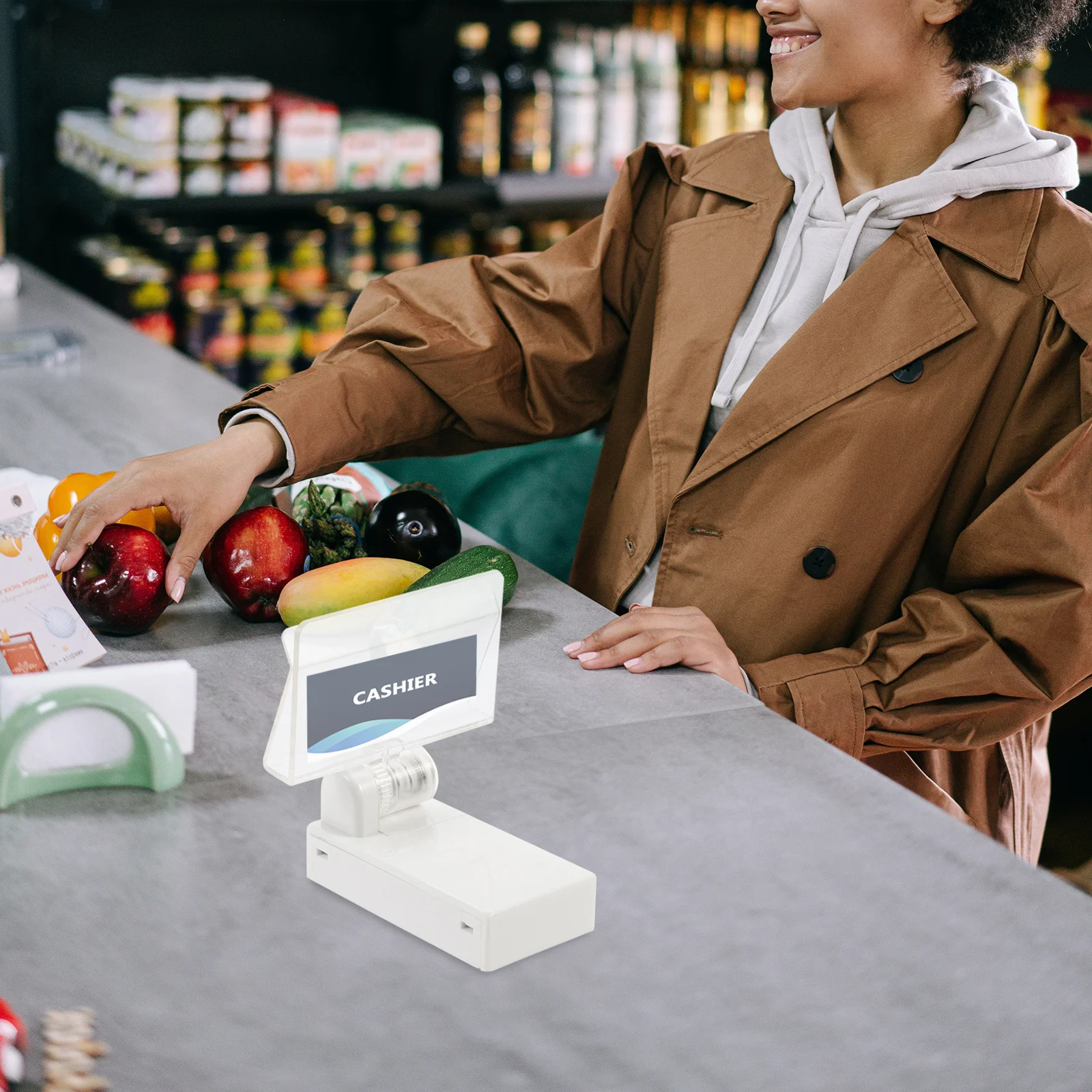 

4pcs Magnetic Clip Holder For Price Tags Display, Advertising Sign Stand, Menu Card Holder For Retail Shop Supermarket