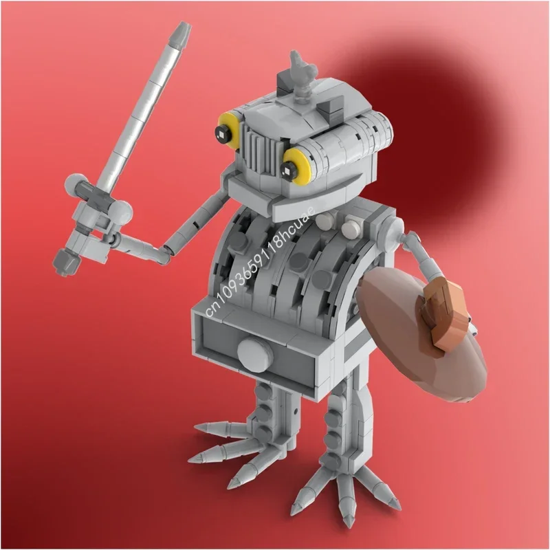 525pcs MOC Ritter Rost The Rusty Knight Castle Building Blocks Festival Gift Holiday Themed Limited Edition Geometric