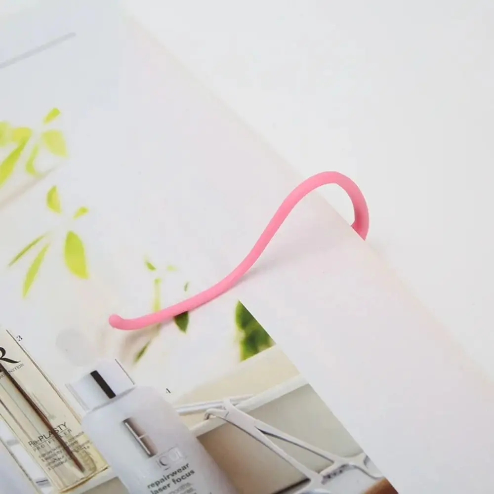 Folding Book Reading Support Clip Creative Portable Books Stand Pages Open Fixed Clamp Desk Accessories Office School Supplies