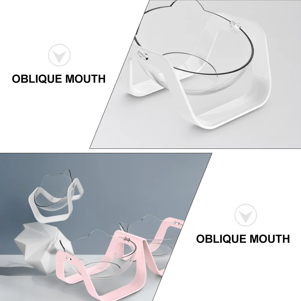 

Inclined Cat Bowl Premium Non-Slip Pet Feeding Bowl Food Water Container For Cats Dogs Easy Clean Smooth Surface Pet Supplies