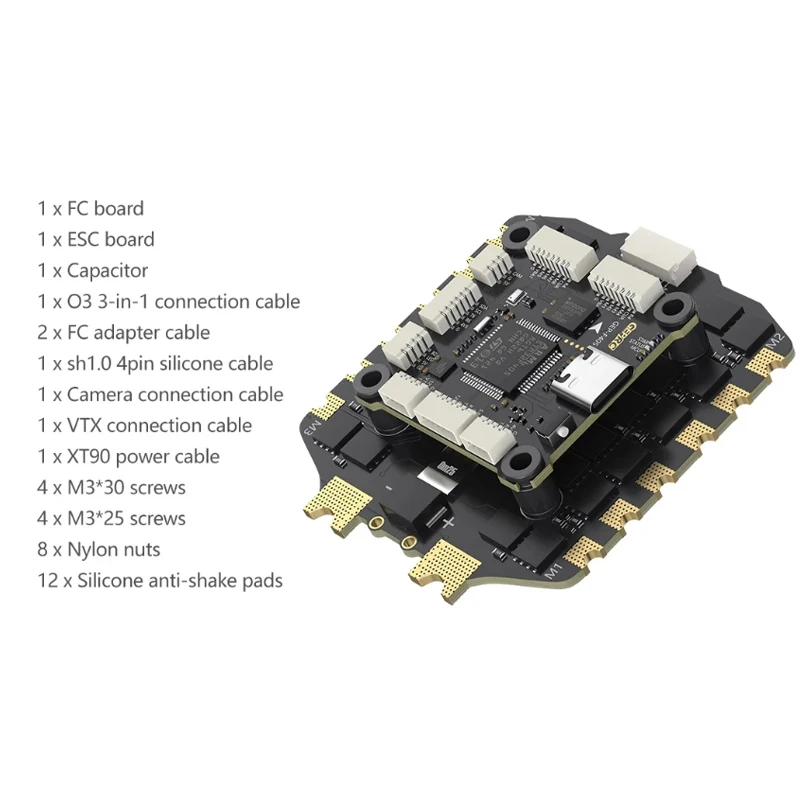 GEPRC TAKER F405 BLS 100A 8S STACK 4IN1 ESC الصندوق الأسود تحليل البيانات سجل الطيران بارومتر المتكاملة LC تصفية سباق طائرة بدون طيار FPV