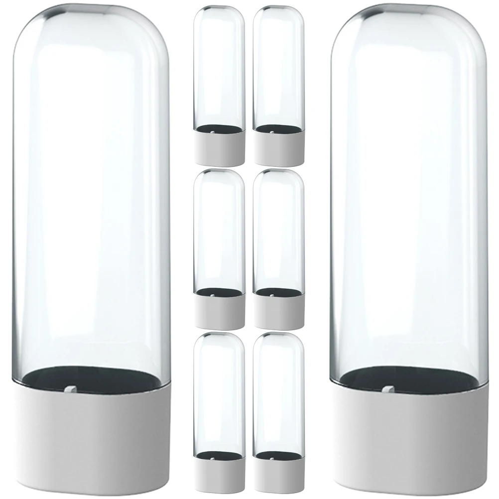 

8Pcs Electric Toothbrush Head Covers Portable Reusable Transparent Protective Caps Travel Replacement Toothbrush Accessories