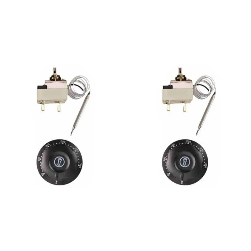 ABUD-2X Oven/Deep Fryer, Knob Thermostat, 25A Thermostat, 250V Temperature Limiter 50-300 Degree