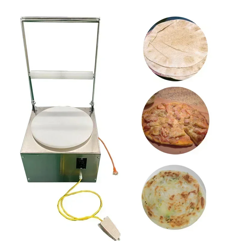 High Quality pizza pancake chapatti dough press pressing machine use dough sheeter machine pizza dough sheeter machine Hot sale