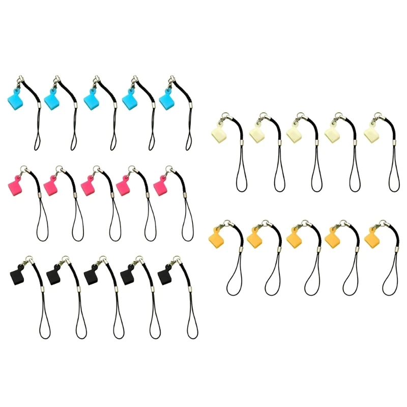 M17B Protective Silicone USB Pouches Secure Attachment with Strap Resilients to Wear