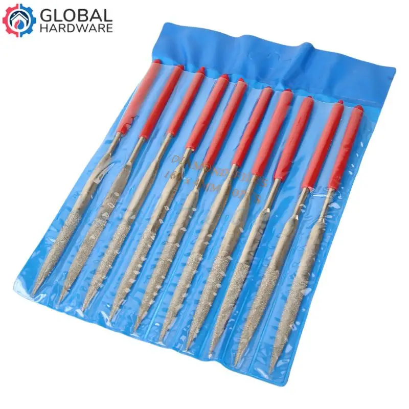 

Diamond Mini Needle File Set for Carpentry Jewelry Stone Glass Metal Ceramic Polish Carving DIY Craft Woodworking Hand Tools