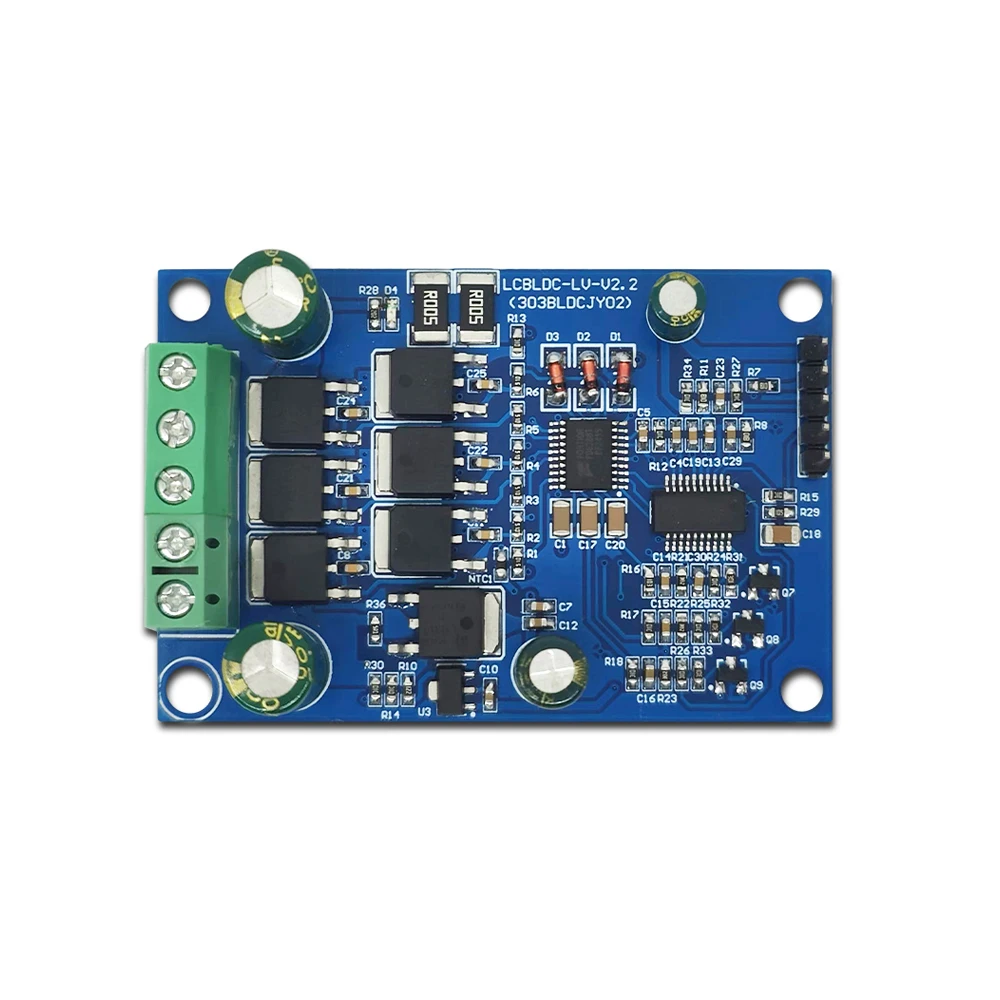 

DC Brushless Motor Drive Board with Hall DC12-37V PWM Motor Speed Regulator 5A Motor Governor for Three Phase Brushless Motor