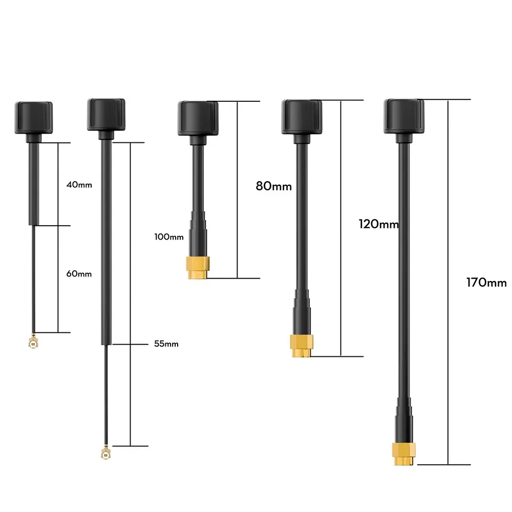 Flywoo LDS 5.8GHz LHCP Antenna UFL SMA Connector High Gain FPV Drone VTX Receiver Replacement Parts