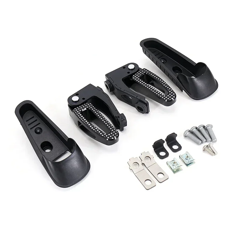 Motorcycle Accessories Rear Passenger Foot Pegs Mount Black Pedal Parts For Vespa GTS 300 GTS300 Gts300 Gts 300 2021 2022