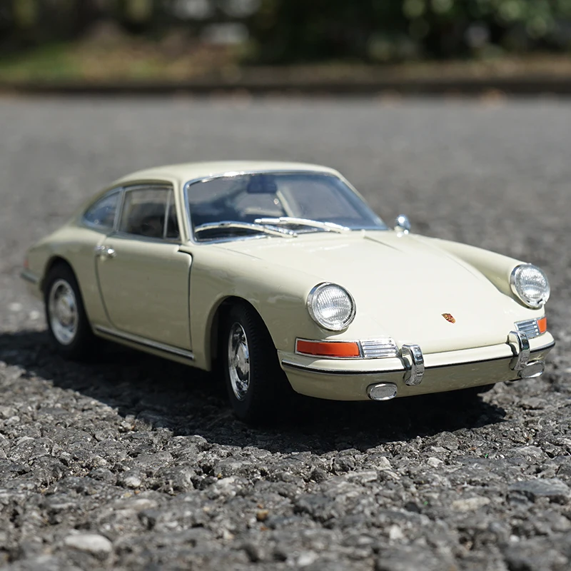 WELLY 1:24 1964 Porsche 911 Alloy Sports Car Model Diecasts Metal Toy Classic Vehicles Car Model Simulation Collection Kids Gift