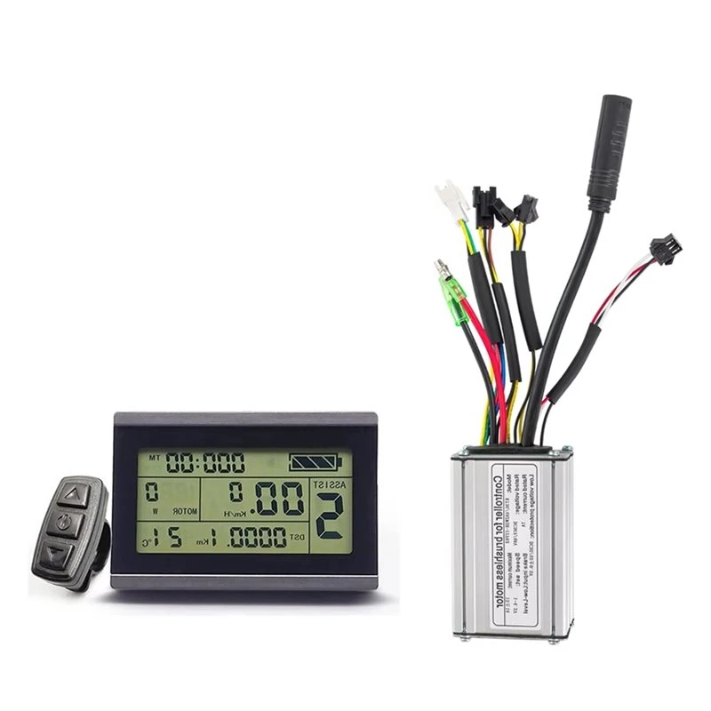 T21C 500W 22A KT Controller Brushless Motor + KT-LCD3 Display Kit Electric Bike Accessories For E-Bike Modifications Repair