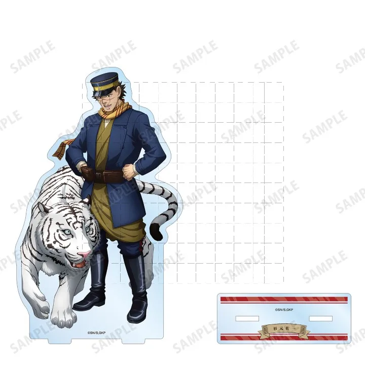 Anime Sugimoto Saichi Shiraishi Yoshitake Ogata Hyakunosuke Asirpa Acrylic Stand Doll Game Figure Model Cosplay Toy for Gift