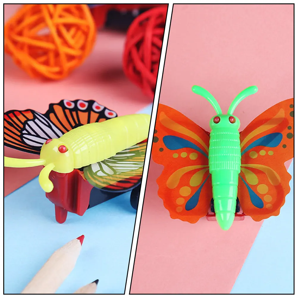 20Pcs Simulation Butterflies Pull Back Cars Creative Kids Educational Vehicle Push Go Entertainment Simulation Butterflies Car