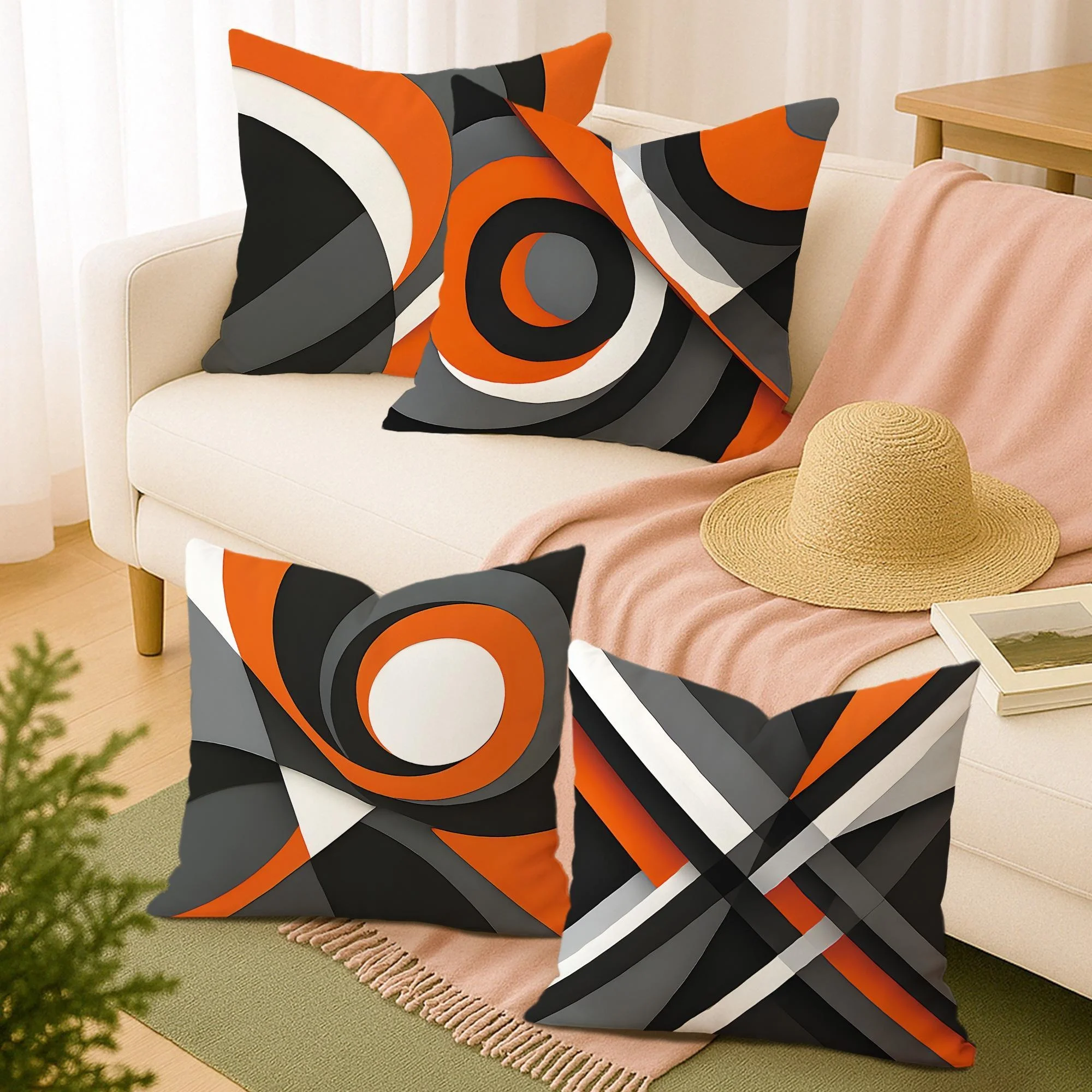 4 Piezas Fundas Coj…