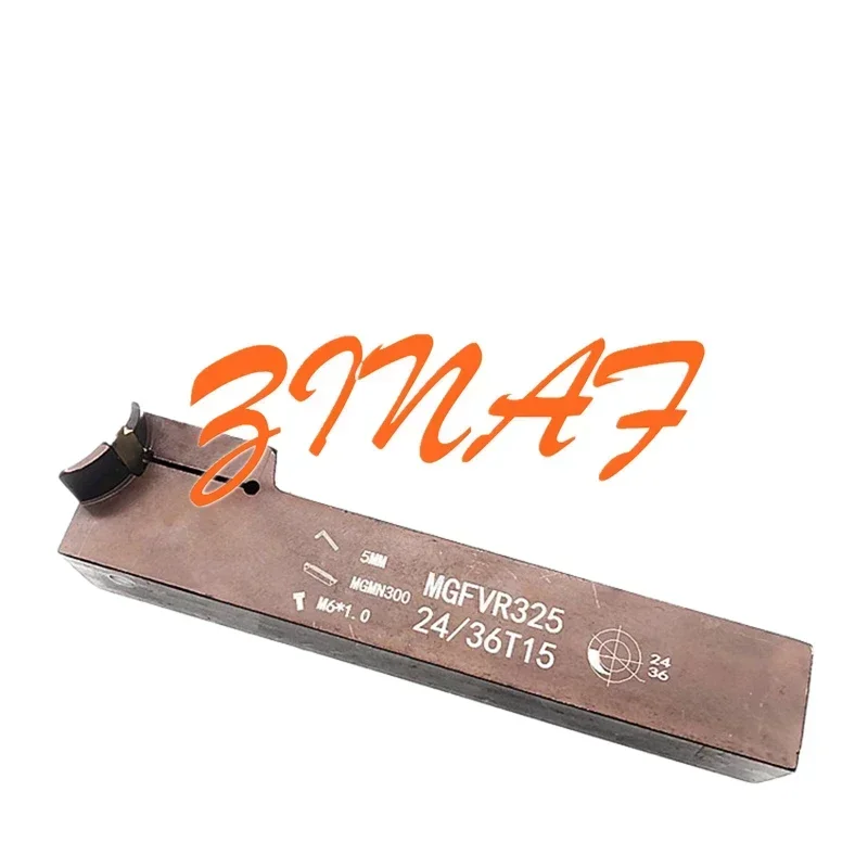 قاطع حز الوجه MGFVR على شكل 7 ، MGFVR420R ، MGFVR425R ، MGGN400 ، مجموعة أدوات إدراج الكربيد ، فولاذ زنبركي