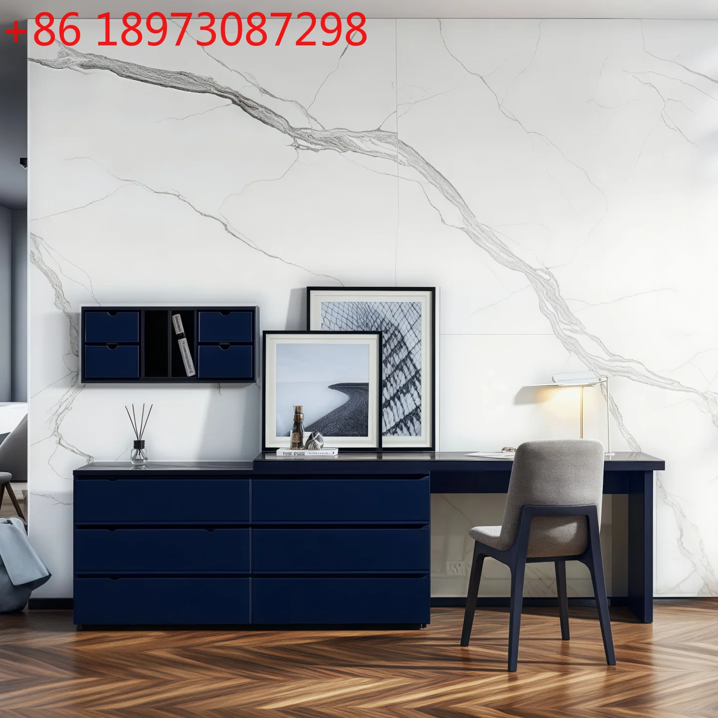 Nordic paint dresser table modern simple bedroom TV cabinet desk integrated