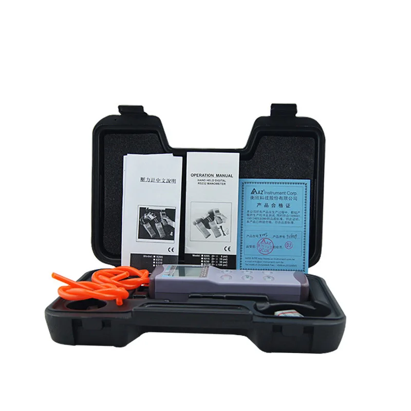 جهاز قياس الضغط الرقمي AZ-8205، جهاز قياس الضغط التفاضلي الدقيق مع قياس عالي الدقة #6