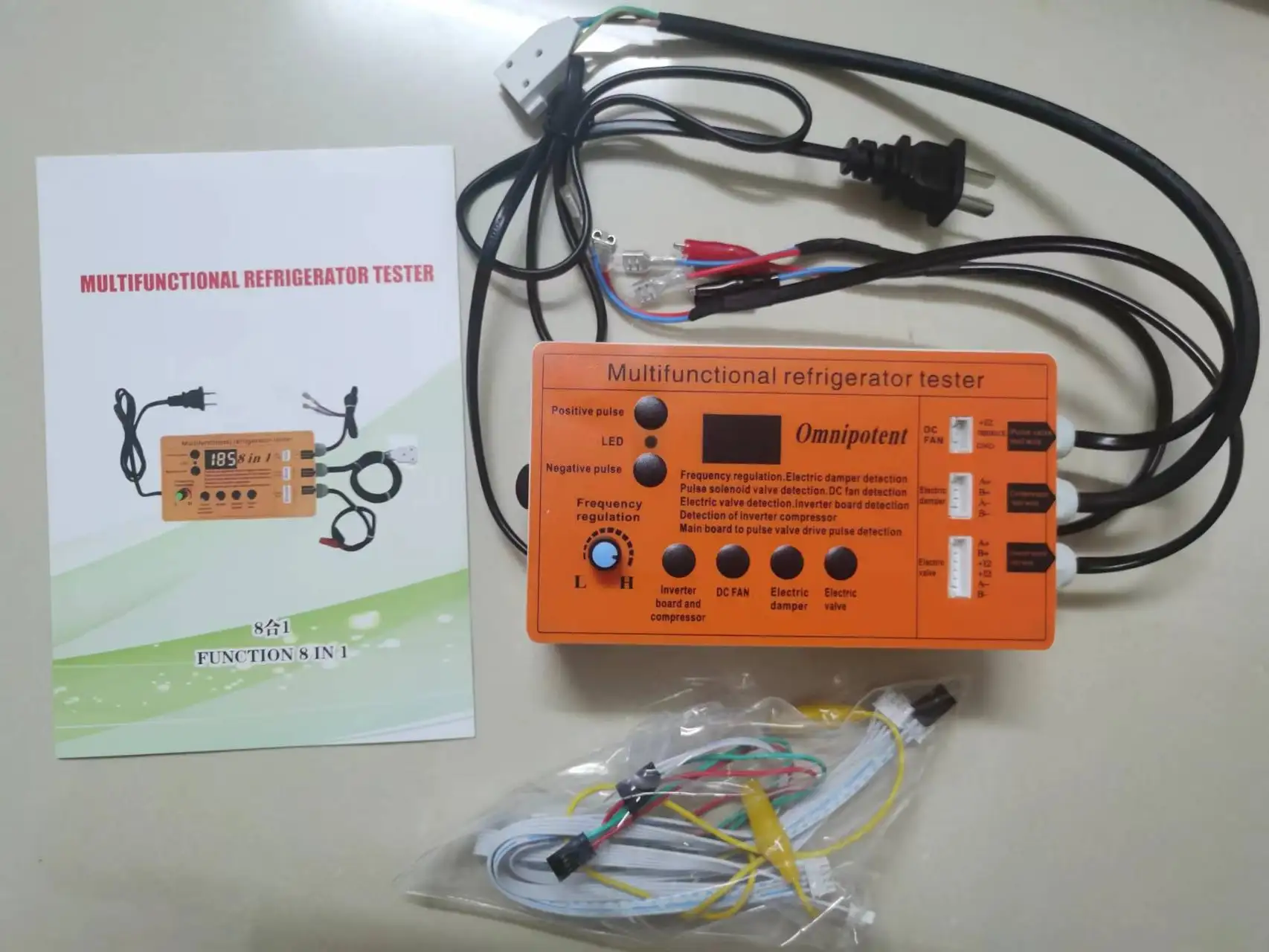 عالمي ثلاجة ضاغط عاكس الملف اللولبي صمام مروحة المثبط الكهربائية valvetest AC110V/220V