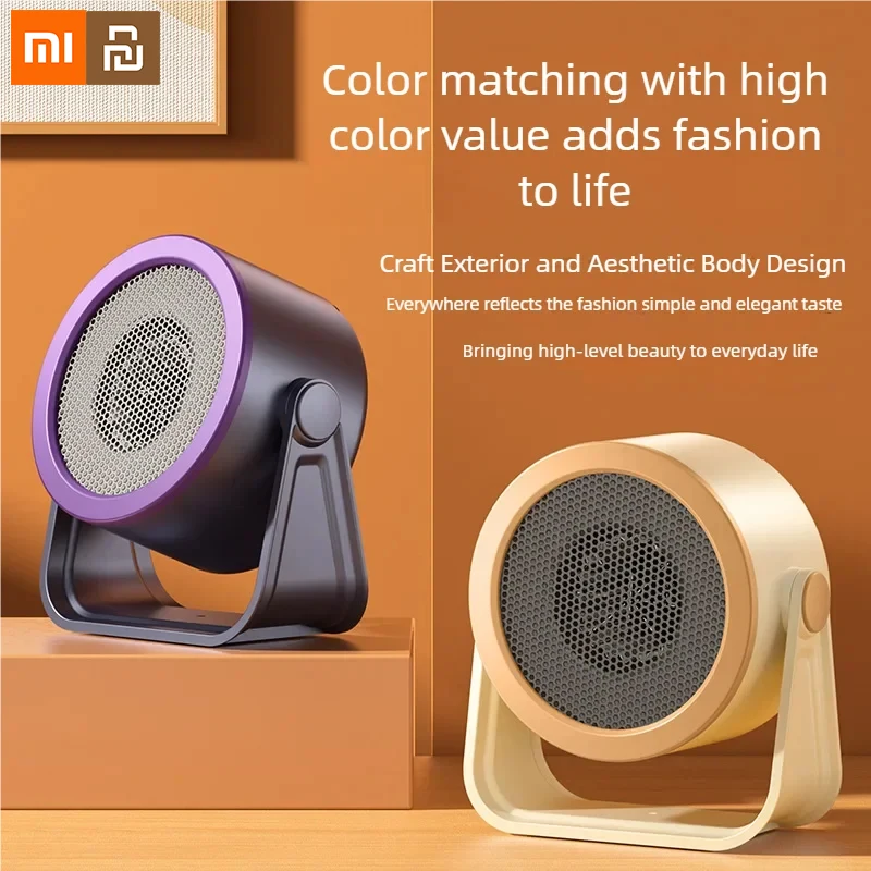 Xiaomi New NEW Hot Air Blower Portable Desktop Fan Stove Warm Heater Mini Radiator  Office Room Warmer  Winter Low Consumption