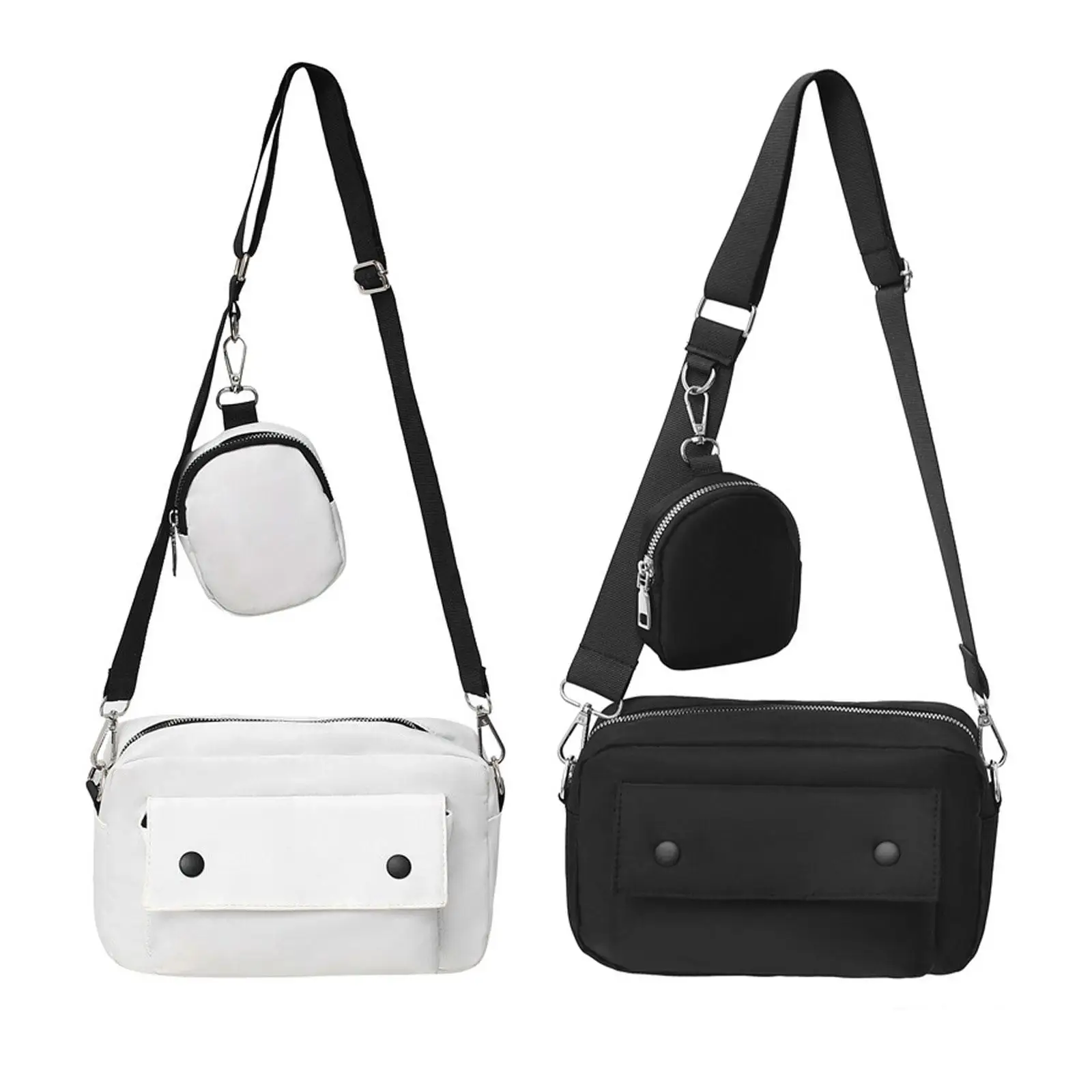 Mens Crossbody Bag Shoulder Bag Adjustable Strap Water Resistant Mens Purses Side Bag for Work Casual Travel Biking Daily Use