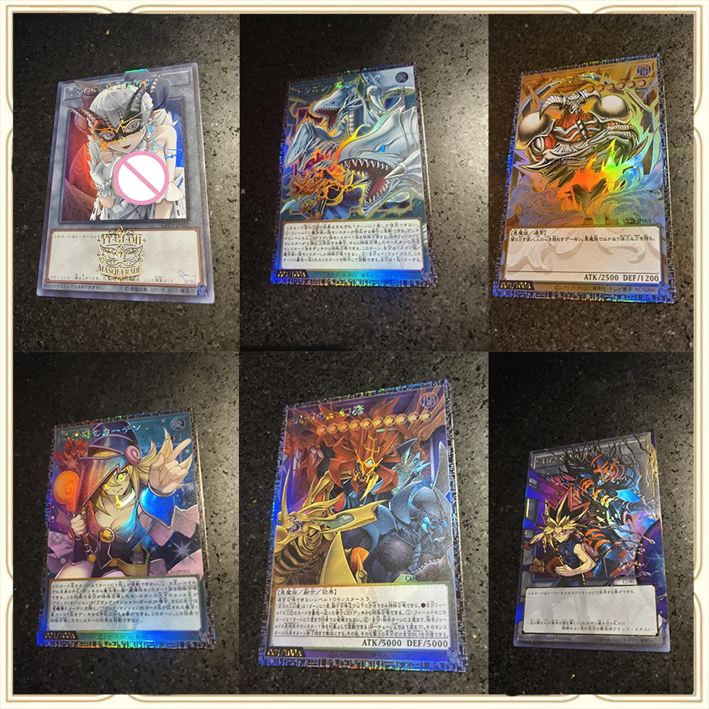 Japanese Anime Yu-Gi-Oh! DIY ACG The Flute Summoning Dragon Labrynth Advanced Sparkling Collectible Card Christmas Birthday Gift