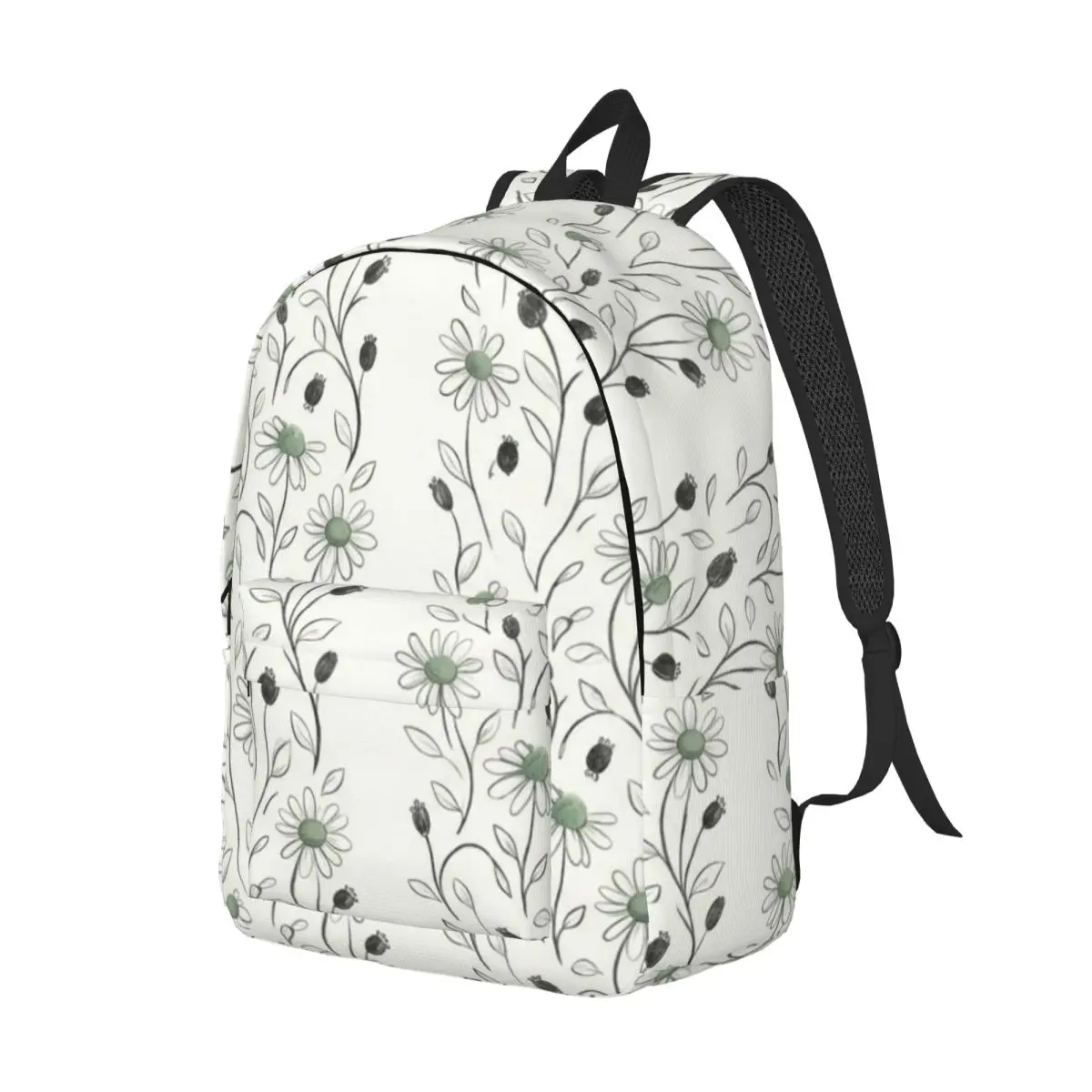Aesthetic Student Backpack Soft Botanical 2 Cute Daypack for College Class Weekend Gift Lightweight Backpack for Spring School