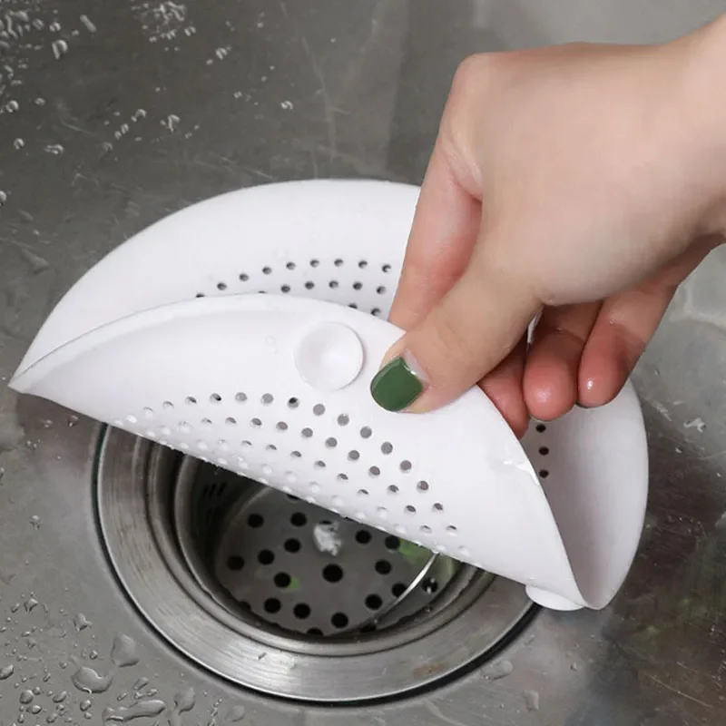 

Shower Floor Drain Hair Stopper Catcher Kitchen Sink Plug Anti-blocking Bathtub Strainer Sewer Outfall Filter Bathroom Supplies