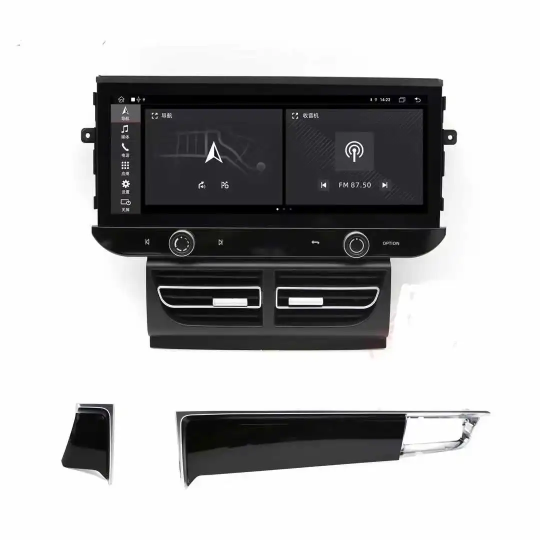 For Macan 2014-2018 Upgrade Central Control Large Screen Android System Control Navigation Multimedia Player