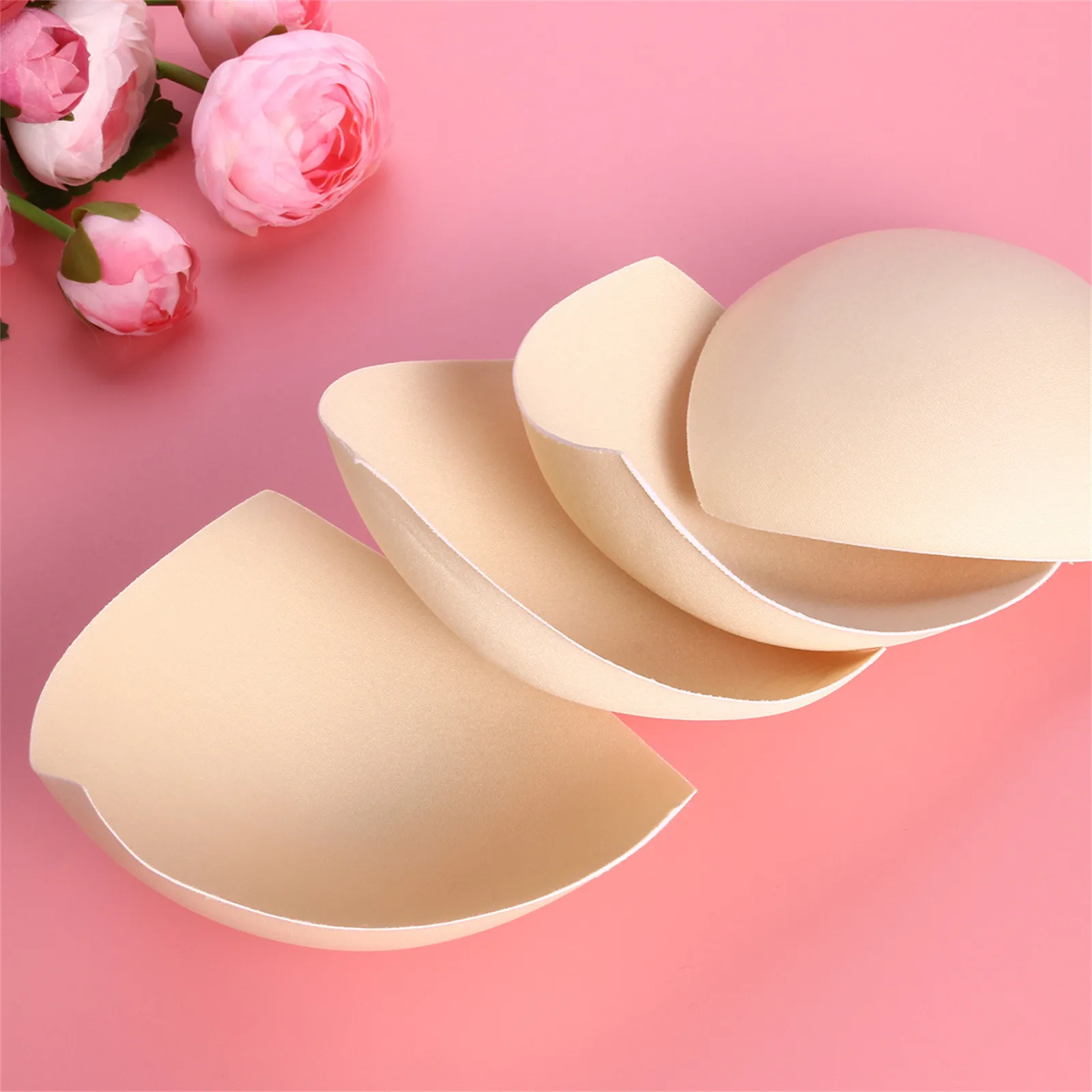 3pair Womens Removable Smart Cups Bra Inserts Pads For Swimwear Sports