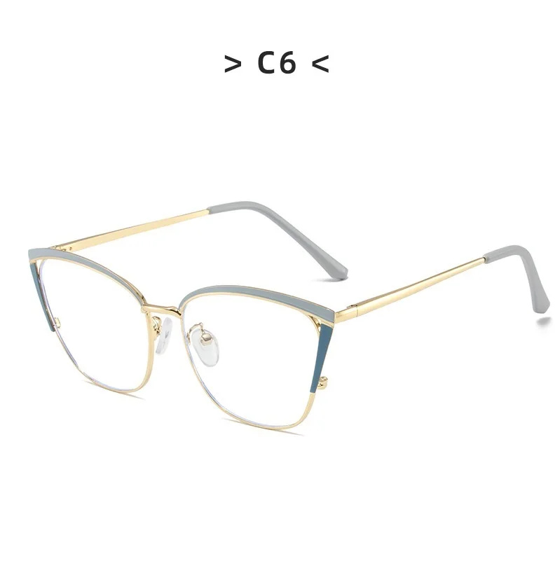 2024 Cat Eye Glasses Clear Frame Women Fashion Transparent Myopia Optical Glasses Frame Cat Eyeglasses Frames female Spectacle