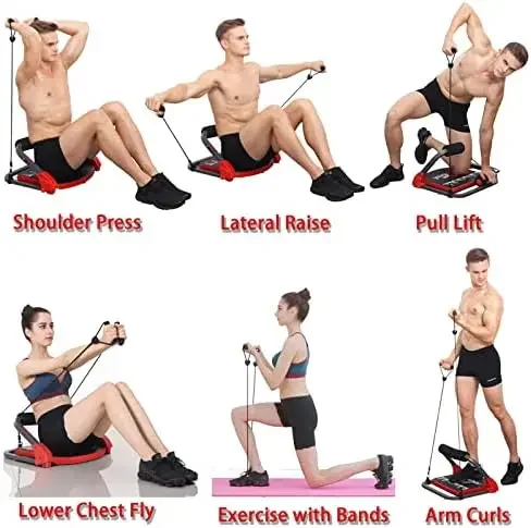 Equipamento De Exercício Do Abs Para Home Gym, Equipamento De Treino Do Abs, Corpo Inteiro, Sente-se Equipamento De Exercício, Núcleo Abdominal Crunch