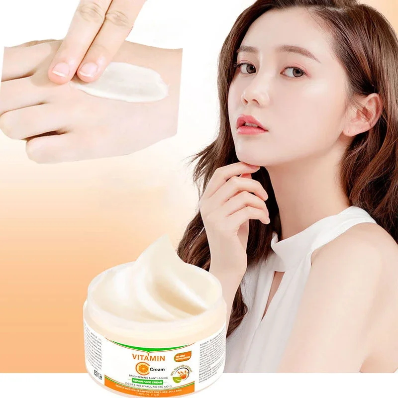 

Brighten skin tone fade fine lines improve dull skin moisturize firm skin VC face cream snail face cream Skincare