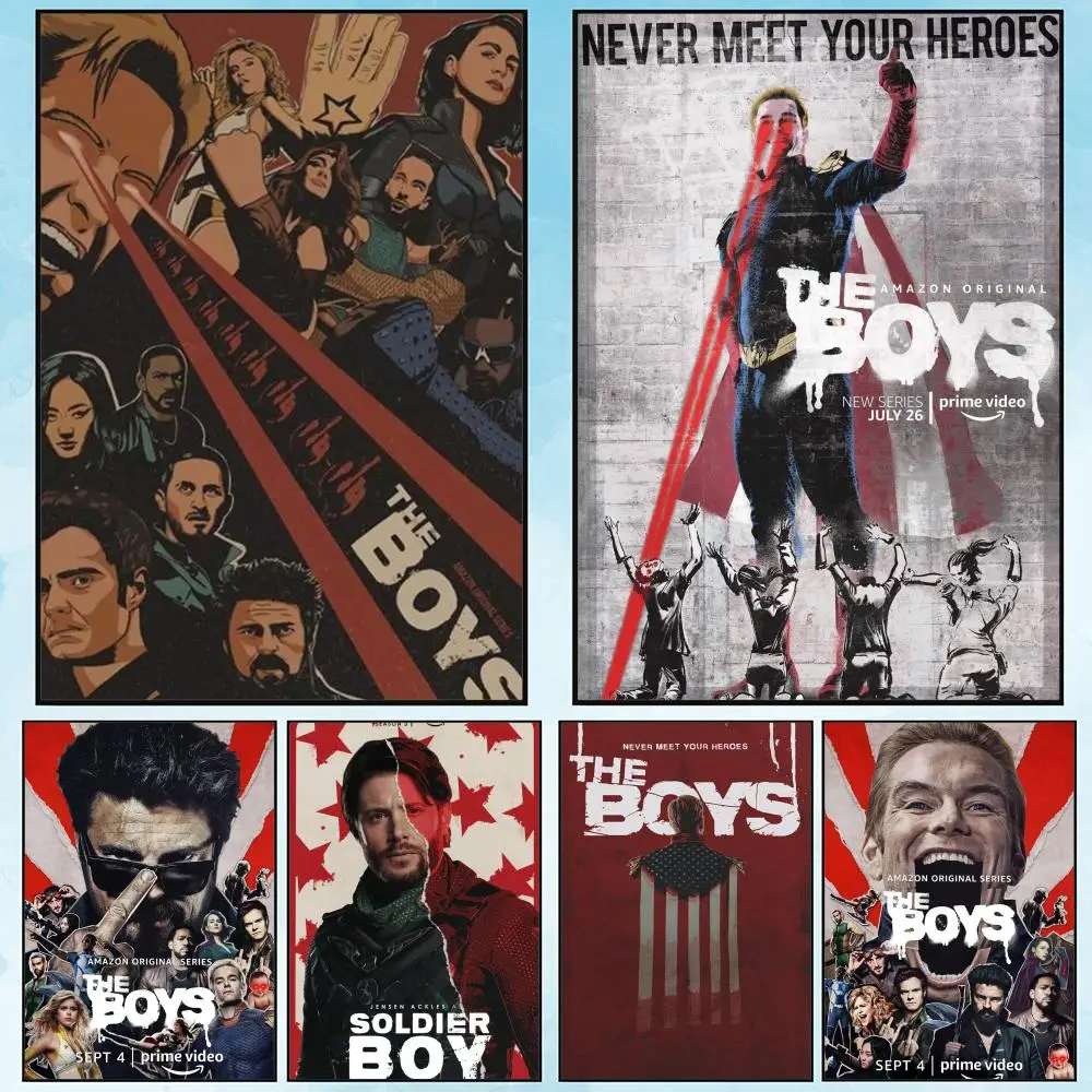 الأولاد أنيمي المشارك ملصق مقاوم للماء HD جدار الفن صائق ذاتية اللصق ديكور جمالي للمعيشة المنزلية #1