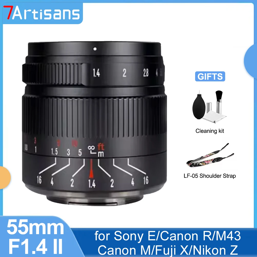 7artisans 55 ΠΌΠΌ F1.4II ΠΠΎΡΡΡΠ΅ΡΠ½ΡΠΉ ΠΎΠ±ΡΠ΅ΠΊΡΠΈΠ² Ρ Π±ΠΎΠ»ΡΡΠΎΠΉ Π΄ΠΈΠ°ΡΡΠ°Π³ΠΌΠΎΠΉ Π΄Π»Ρ Sony E Canon EOS-M Fuji XF Micro 4/3 M43 Nikon Z Canon R R6 Zfc zve 7artisans 55 ΠΌΠΌ F1.4II ΠΠΎΡΡΡΠ΅ΡΠ½ΡΠΉ ΠΎΠ±ΡΠ΅ΠΊΡΠΈΠ² Ρ Π±ΠΎΠ»ΡΡΠΎΠΉ Π΄ΠΈΠ°ΡΡΠ°Π³ΠΌΠΎΠΉ Π΄Π»Ρ Sony E Canon EOS-M Fuji XF Micro 4/3 M43 Nikon Z Canon R R6 Zfc zve