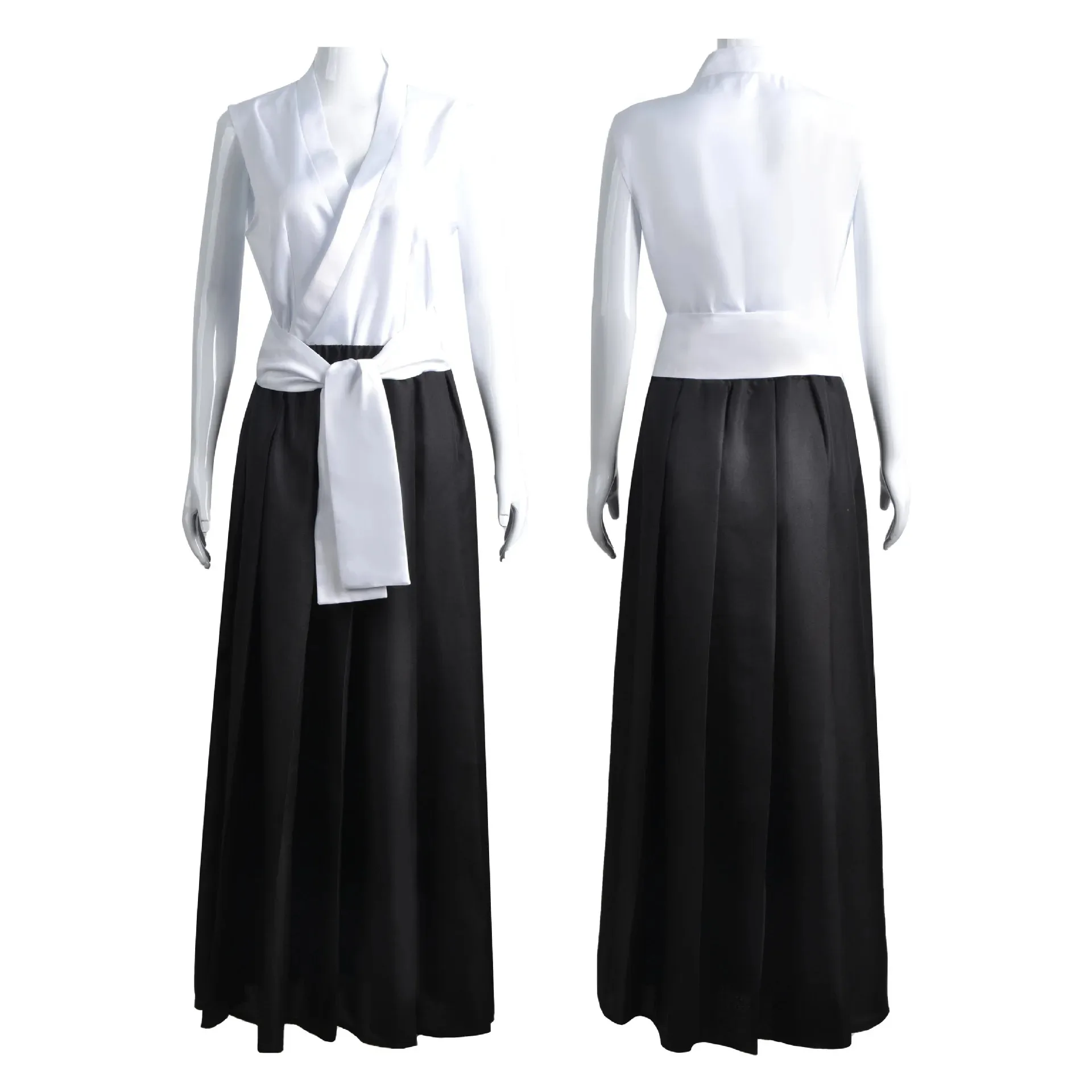 Costume de Cosplay Anime BLEACH Kurosaki Ichigo, Manga japonais, tenue noire et blanche, uniforme de jeu de rôle d'halloween pour hommes