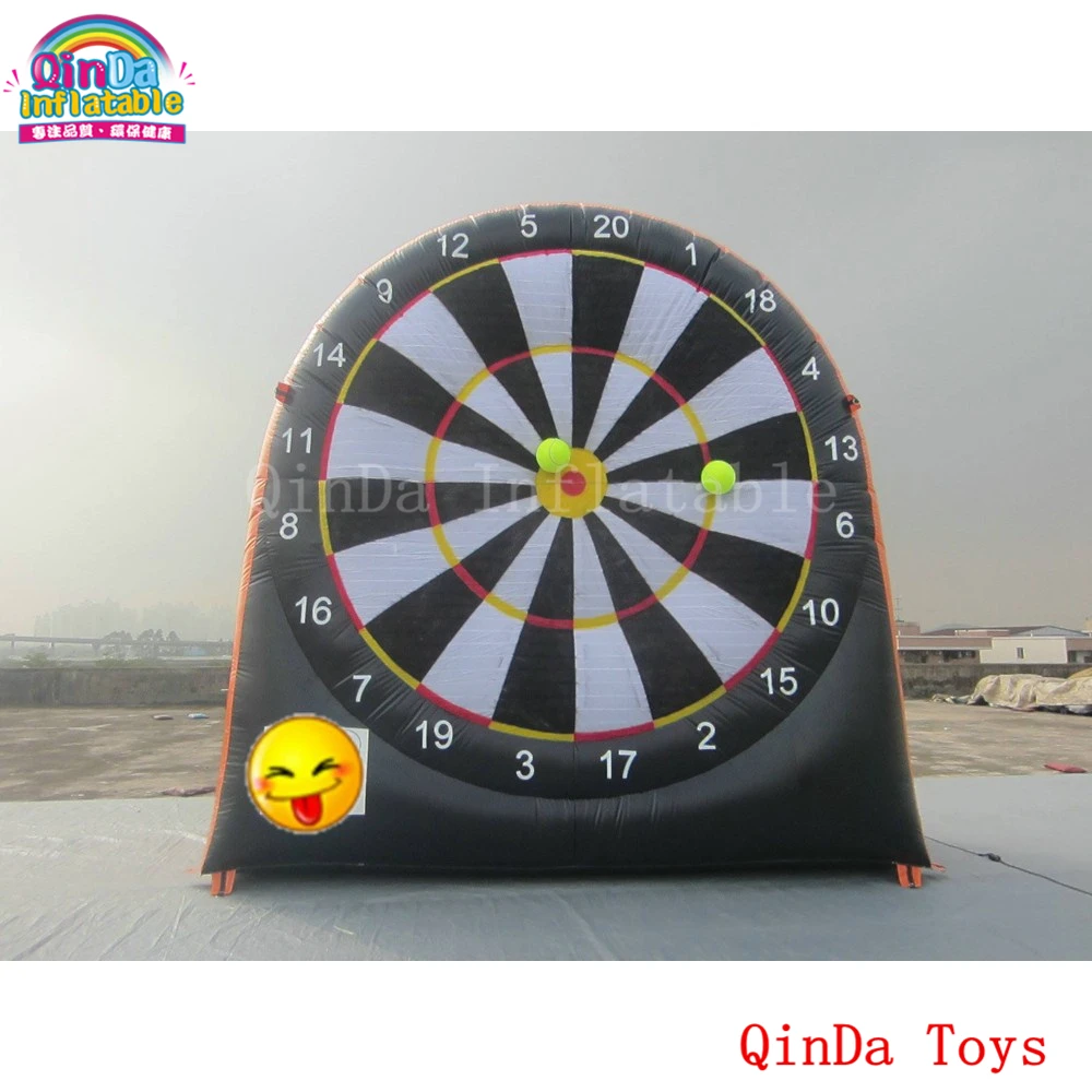 Outdoor Funny Game 3 M Height Giant Inflatable Dart Board, Inflatable Foot Darts For Sale