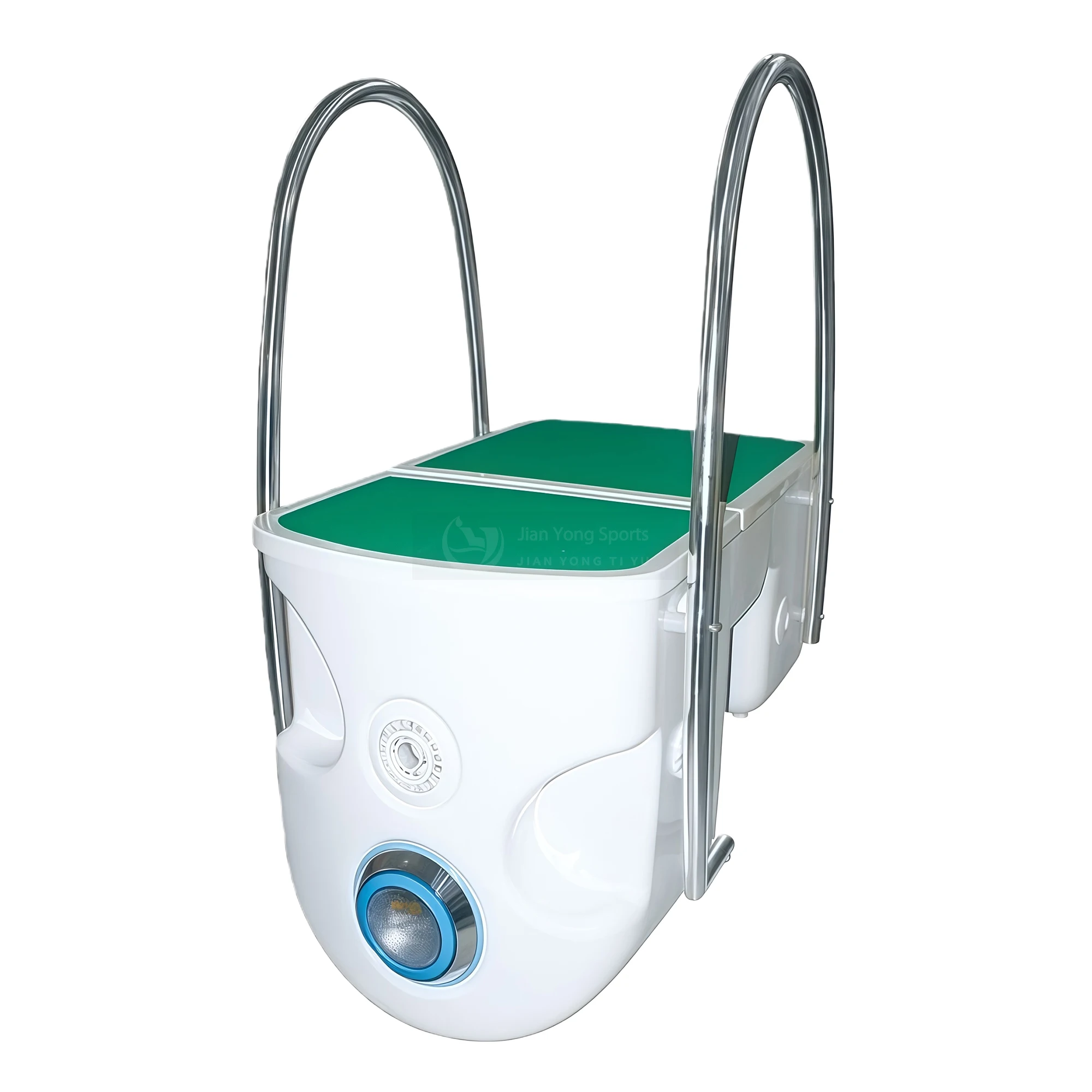 Swimming Pool Wall-mounted Pipeless Water Pump Plug Powered Easy Install Countercurrent Device 2HP DN40 ABS Material