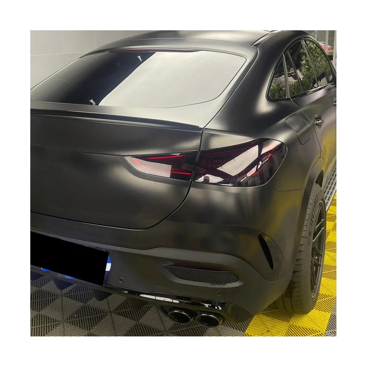 Auto Hecks toß stange Splitter Spoiler Canard Entlüftung verkleidung Dekor für Mercedes Benz Amg Gle Coupé C167 Gle350 2020 (a)