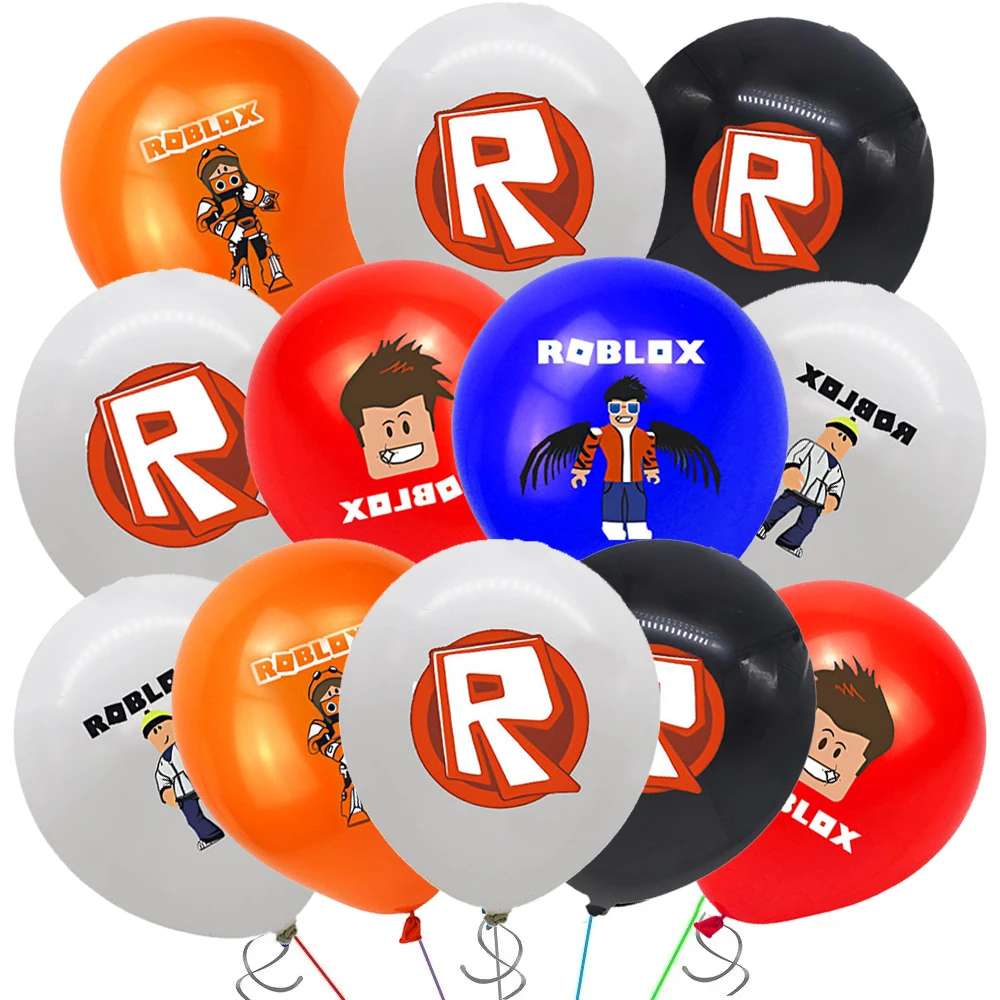新しい12個入り Roblox パーティーバルーン 12インチ ラテックスバルーンセット ベビーシャワー 男の子 女の子 Roblox 誕生日パーティー飾り付け 子供 おもちゃ ギフト