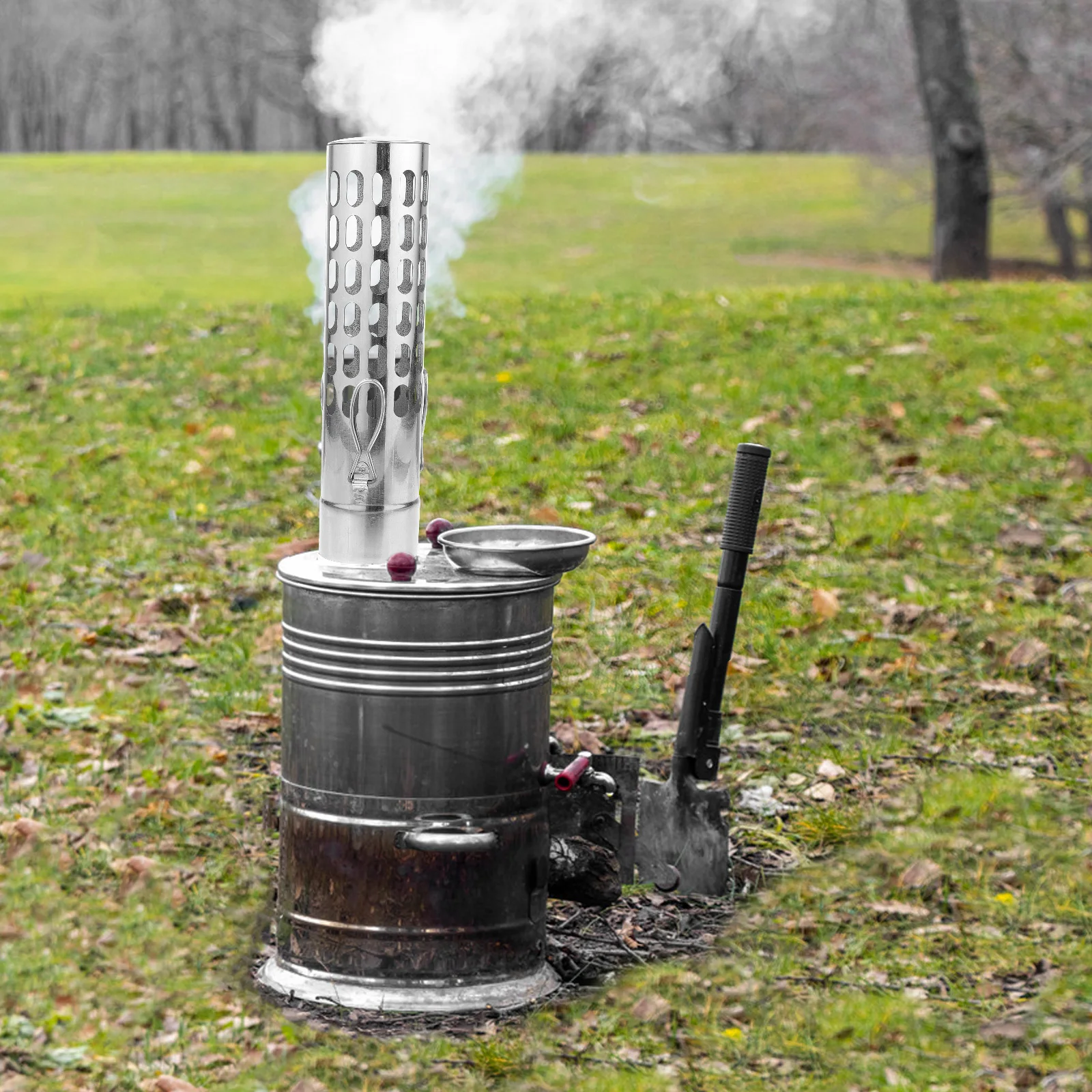 

Metal Chimney Cover Rainproof Cap Antiwear Material Classic Style Easy Installation No Tools Needed Chimney Protector