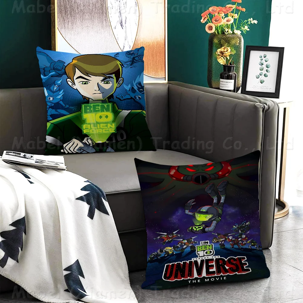 Cartoon B-Ben 10 Cushion Cover 30x50 Polyester Sofa Cushions Decorative Throw Pillows Home Decoration Pillowcover