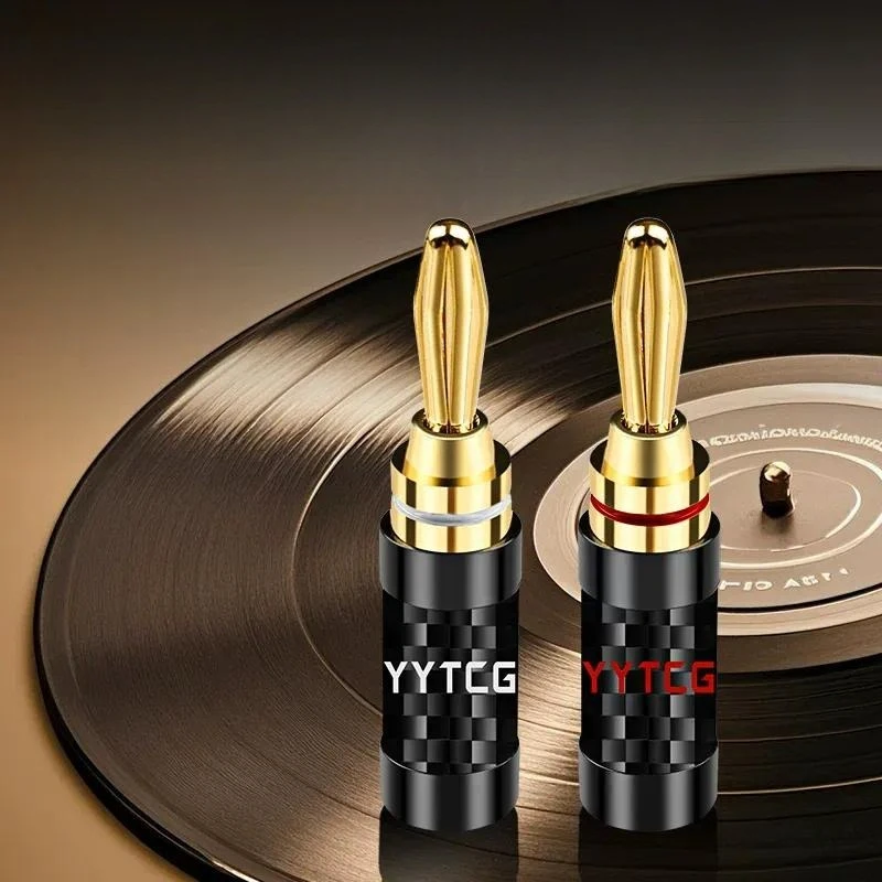 Elevate your high fidelity audio system with our premium banana head gold plated no welding screws designed