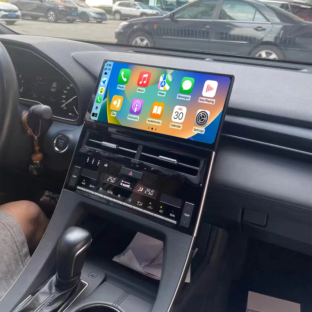 12 inch auto carplay Android 14.0 For Toyota Avalon 2019 -2021 car multimedia palyer GPS navigation radio touch screen head unit