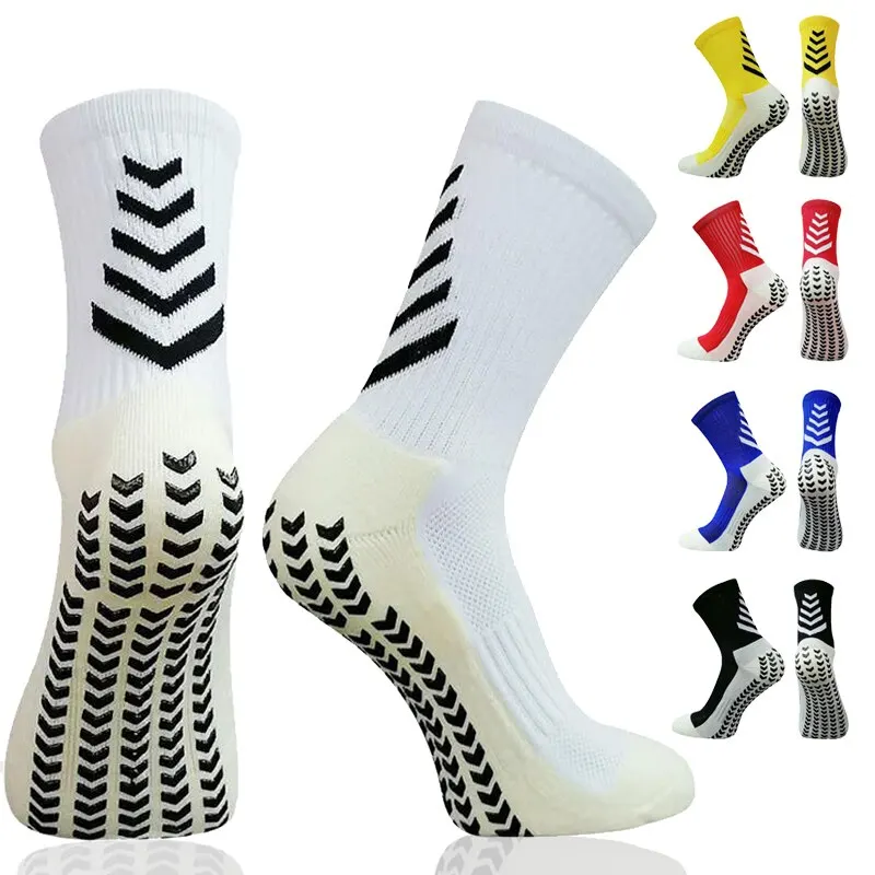 Non ald-Chaussettes de sport professionnelles pour hommes, serviette de course, football, sport astronomique, chaussettes à tube moyen, chaussettes de football