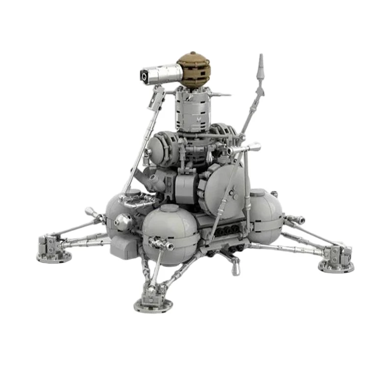 Modern Lunar Probe Model MOC Building Bricks War Equipment Modular Technology Gifts Holiday Assemble Toys Suit Display
